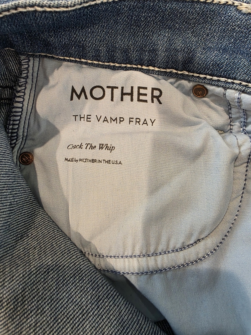 MOTHER The Vamp Fray Women's Jeans in Light Blue